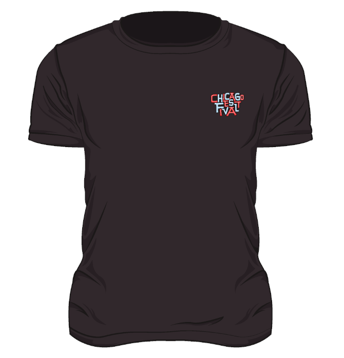The  Chicago Festival Tee - Black T-shirt (NEW)