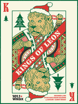 TNWSC Night 3 "Kings of Leon" Poster Limited Edition (24x18)