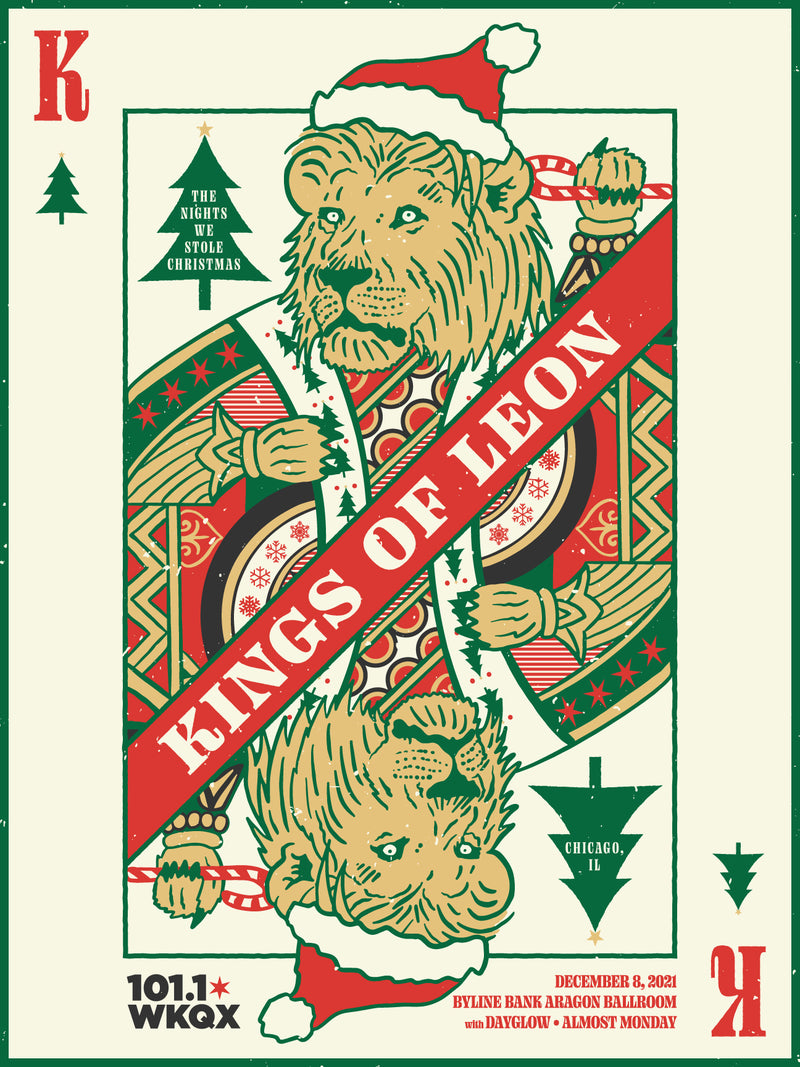 TNWSC Night 3 "Kings of Leon" Poster Limited Edition (24x18)