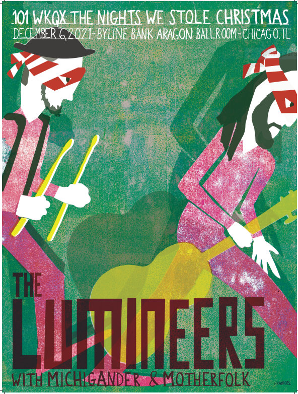 TNWSC Night 1 " The Lumineers" Poster Limited Edition (24x18)