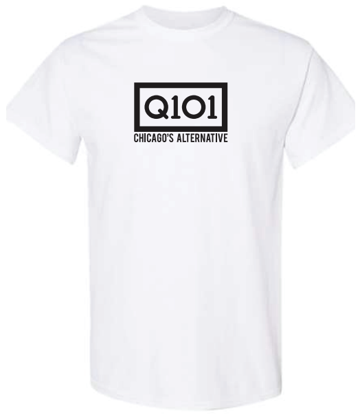 Q101 Chicago's Alternative Official T-shirt (White)
